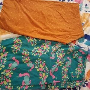 Mustard yellow TC leggings lularoe